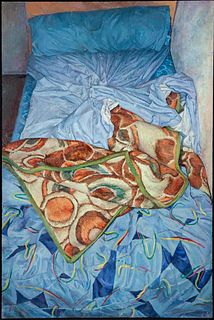 RICARDO GONZÁLEZ GARCÍA (Santander , 1976)
"Unmade bed" 1999
Oil on canvas