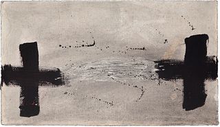 ANTONI TÀPIES PUIG (Barcelona, 1923-2012).
Untitled, 1974.
Mixed media on thick handmade paper.
Signed in pencil in the lower right-hand corner.