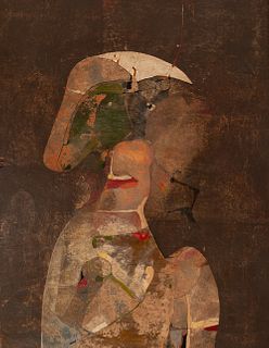 ENRIQUE BRINKMANN (Malaga, 1938).
Untitled.
Oil on tablex.