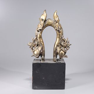 Southeast Asian Gilt Bronze Ornament
