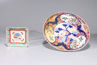 Two Antique Japanese Porcelain Dishes