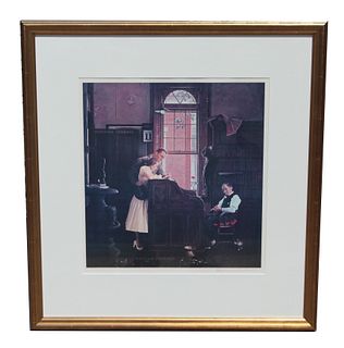 Norman Rockwell "Marriage License"