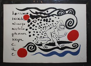 Alexander Calder - Lo Oscuro Invade