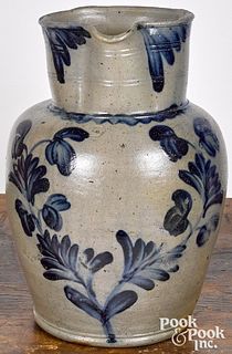 Very fine Baltimore two-gallon stoneware pitcher