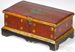 Pennsylvania painted poplar dresser box