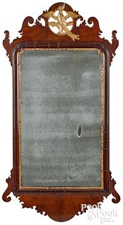 Chippendale mahogany looking glass, ca. 1800