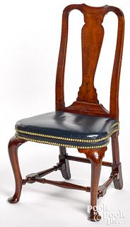 Massachusetts Queen Anne cherry dining chair