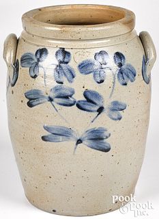 Baltimore three-gallon stoneware crock, 19th c.