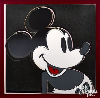 Andy Warhol Mickey Mouse screenprint