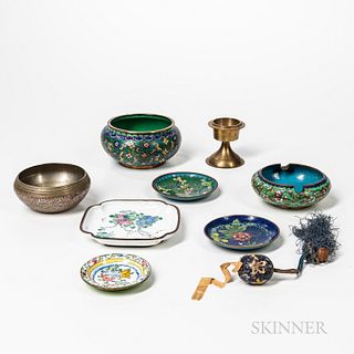 Group of Cloisonne Items