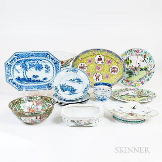 Group of Chinese Porcelain Tableware
