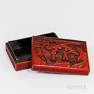 Cinnabar Lacquer Box