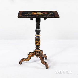 Victorian Painted Tilt-top Side Table