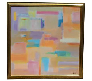 Frederick Faviano (20th C.) Abstract Painting