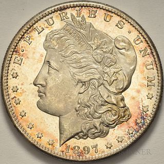 1897-S Morgan Dollar, MS-64 PL