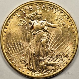 1914-D St. Gaudens Double Eagle, MS-63