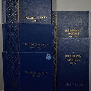 Assembly of U.S. Coin Albums, Folders, and Rolls