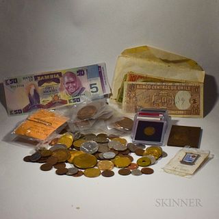 Bag of Coins, Currency, and Tokens