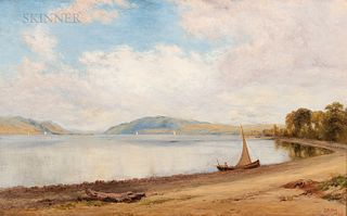 John William Hill (American, 1812-1879) Newburgh On Hudson