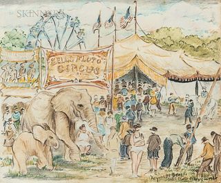 Reynolds Beal (American, 1867-1951) Sells Floto Circus