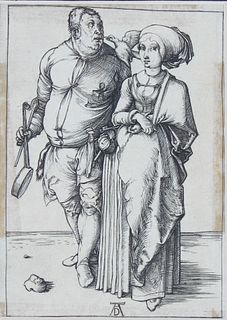 Albrecht Durer (German 1471-1528) Cook & His Wife