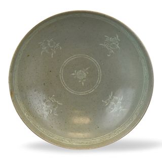 Large Korean Celadon Glazed Bowl, Koryo Period