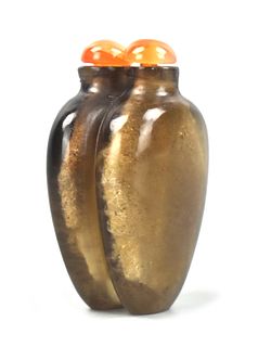 Chinese Glass Double Snuff Bottle, Qing Dynasty