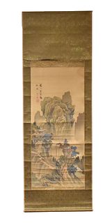 Japanese Painting on Silk ,Haruki Nanmei, Edo P.