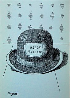 Rene Magritte (After) - Untitled (Hat)