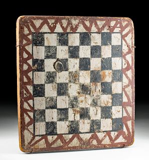 1917 / 1918 African Damie Game Board - Initials & Dates