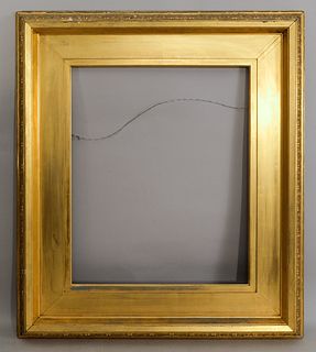 American Flat Panel 1890's Gilt Frame
