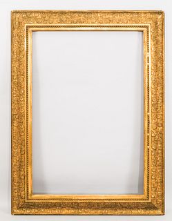 Aesthetic Movement Gilt Frame with Chrysanthemums