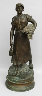 Bronze, "GLANEUSE" by Maurice Constant
