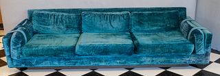 Milo Baughman Style Mid Century Sofa
