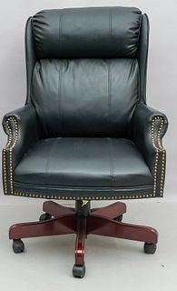 Norstar Black Leatherette Office Chair