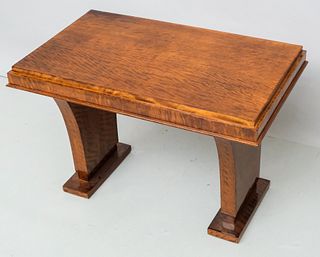 Art Deco Style Walnut Side Table