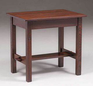 Roycroft  Chestnut Rectangular Side Table c1910