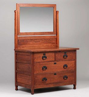 Roycroft Four-Drawer Dresser c1905