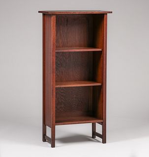 Gustav Stickley - Harvey Ellis Designed Open Bookcase c1903