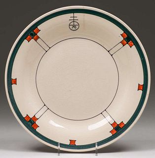Roycroft Buffalo China Dinner Plate c1920s