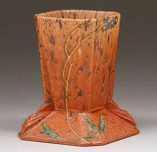 Roseville Futura "The Stump" Vase c1928