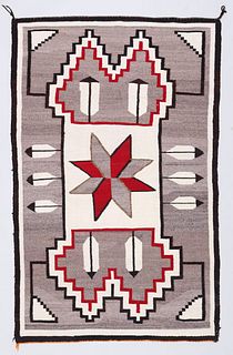 Navajo Feather Rug c1930s