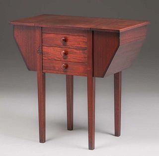 Roycroft Mahogany Martha Washington Sewing Cabinet c1910