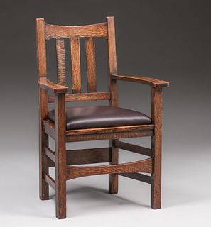 Stickley Brothers #379 Armchair c1910