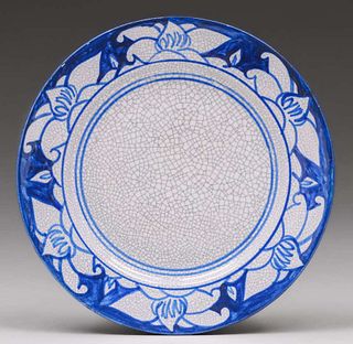 Dedham Pottery Floral Plate c1910s