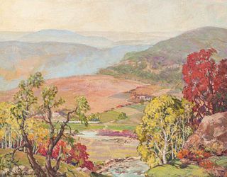 Richard Andrew Chase Autumn Rolling Hills c1920s