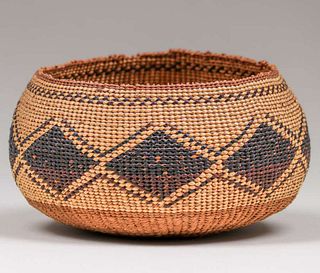 Native American Basket - Pit River Tribe c1910s
