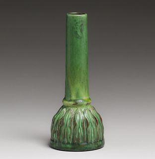 Peters & Reed Matte Green Chromal Vase c1910s