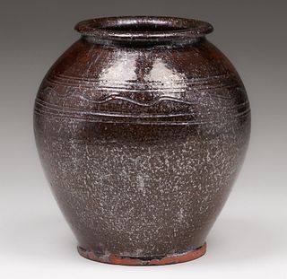Antique Redware Vase Late 19th Century