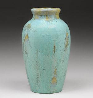 Fulper Pottery Pale Green Vase c1910s